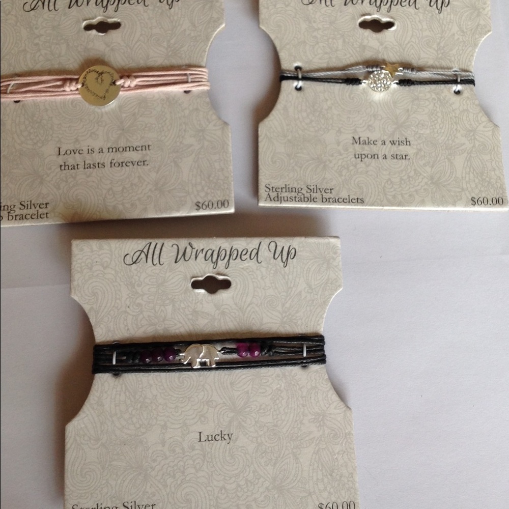 New 'All Wrapped Up" Friendship Bracelet set/3